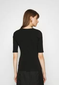 Filippa K Elbow Sleeve - T-Shirts - Black -[Merkevare] Salg 0203c7404b8b4ae59cf078b665e8ed84