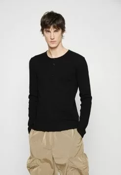 Filippa K Henley - Topper Langermet - Black