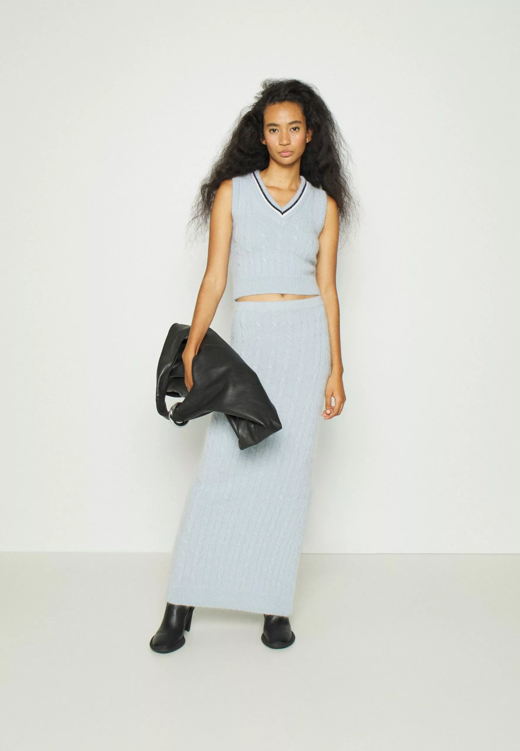 Filippa K Vest - Strikkegenser - Ice Blue 7 Filippa K Vest - Strikkegenser - Ice Blue - Bilde 5