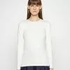 Filippa K Long Sleeve - Topper Langermet - White -[Merkevare] Salg 14b8b556d3b04cca97a27789548683f9