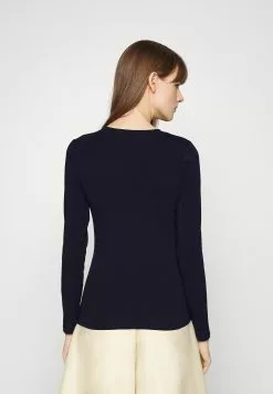 Filippa K Long Sleeve - Topper Langermet - Navy -[Merkevare] Salg 2ca34e38bb764d4d811baac8198857d8