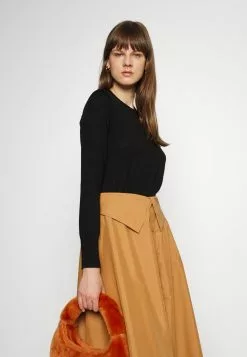 Filippa K R Neck - Strikkegenser - Black -[Merkevare] Salg 2f11a1290491478d8f56dbd2d145bdc1