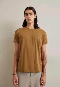 Filippa K Roll Neck - T-Shirts - Bronze Gre