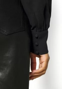 Filippa K Mock Neck Blouse - Bluse - Black -[Merkevare] Salg 414f639f334043df92199a5b215d7967