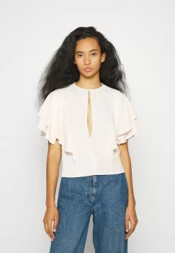 Filippa K Frill Sleeve- Bluse - Pale Rose -[Merkevare] Salg 4310d8fbd560442a8b75de2a8cb86b41