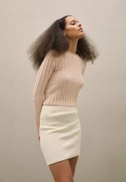 Filippa K Strikkegenser - Pale Rose