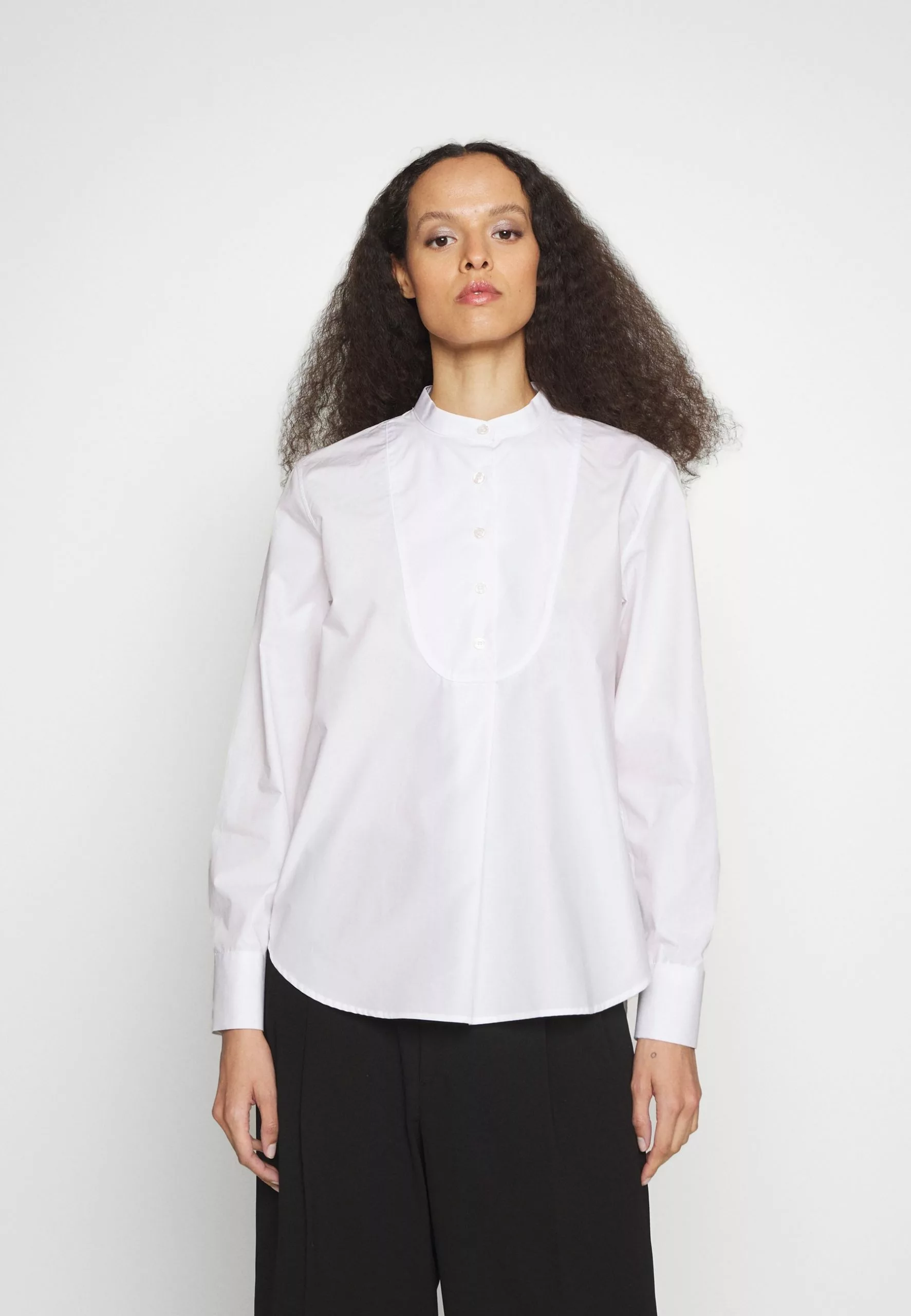 Filippa K Stand Collar - Bluse - White 6 Filippa K Stand Collar - Bluse - White - Bilde 4