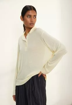 Filippa K Collar- Poloskjorter - Vanilla