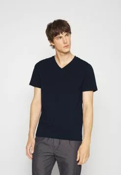 Filippa K V Neck Tee - T-Shirts - Navy