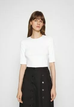 Filippa K Elbow Sleeve - T-Shirts - White