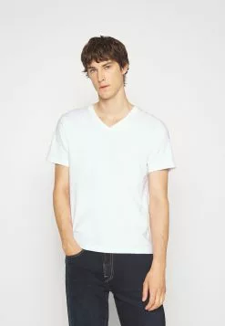 Filippa K Lycra V Neck Tee - T-Shirts - White