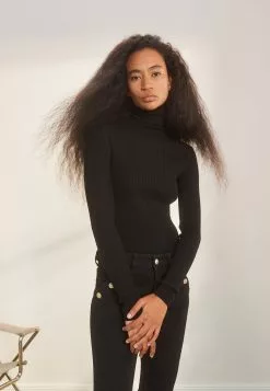 Filippa K Roller Neck - Strikkegenser - Black