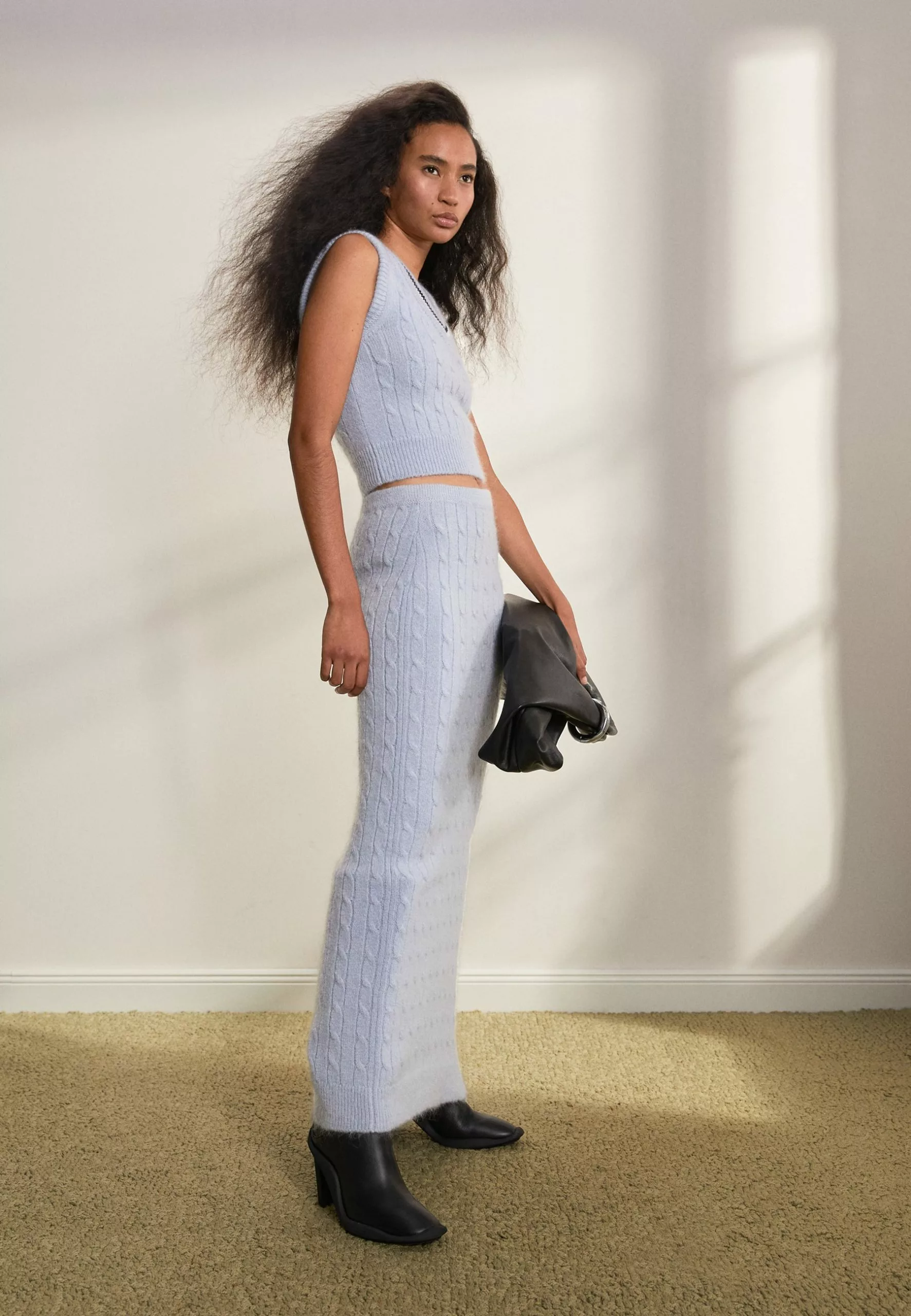 Filippa K Vest - Strikkegenser - Ice Blue 4 Filippa K Vest - Strikkegenser - Ice Blue - Bilde 2