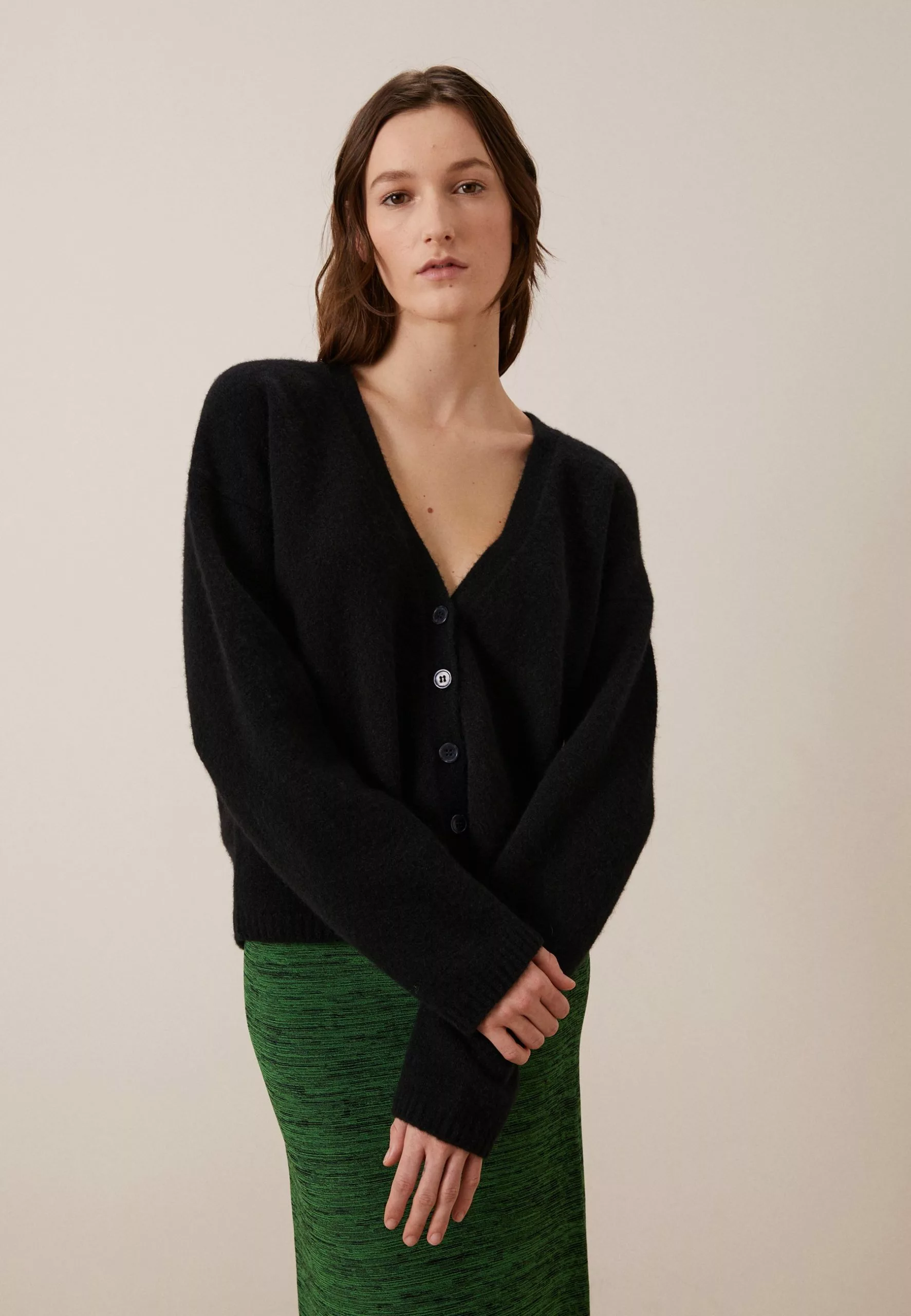 Filippa K Adrienne Cardigan - Cardigan - Black 3 Filippa K Adrienne Cardigan - Cardigan - Black