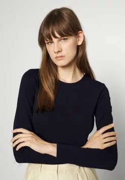 Filippa K Long Sleeve - Topper Langermet - Navy -[Merkevare] Salg 909eb65d3a414819bdfbc067c6ba979b