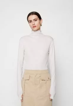 Filippa K Mock Neck- Topper Langermet - Dune -[Merkevare] Salg 916f89eefdc842b79f8da6b24145be7f