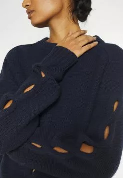 Filippa K Braided- Strikkegenser - Navy -[Merkevare] Salg 943d2694302e43e8b3d39d3ba52411be