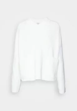 Filippa K Boxy V-Neck - Strikkegenser - White -[Merkevare] Salg 9b2c749326ea4e289d511605a458ddfb