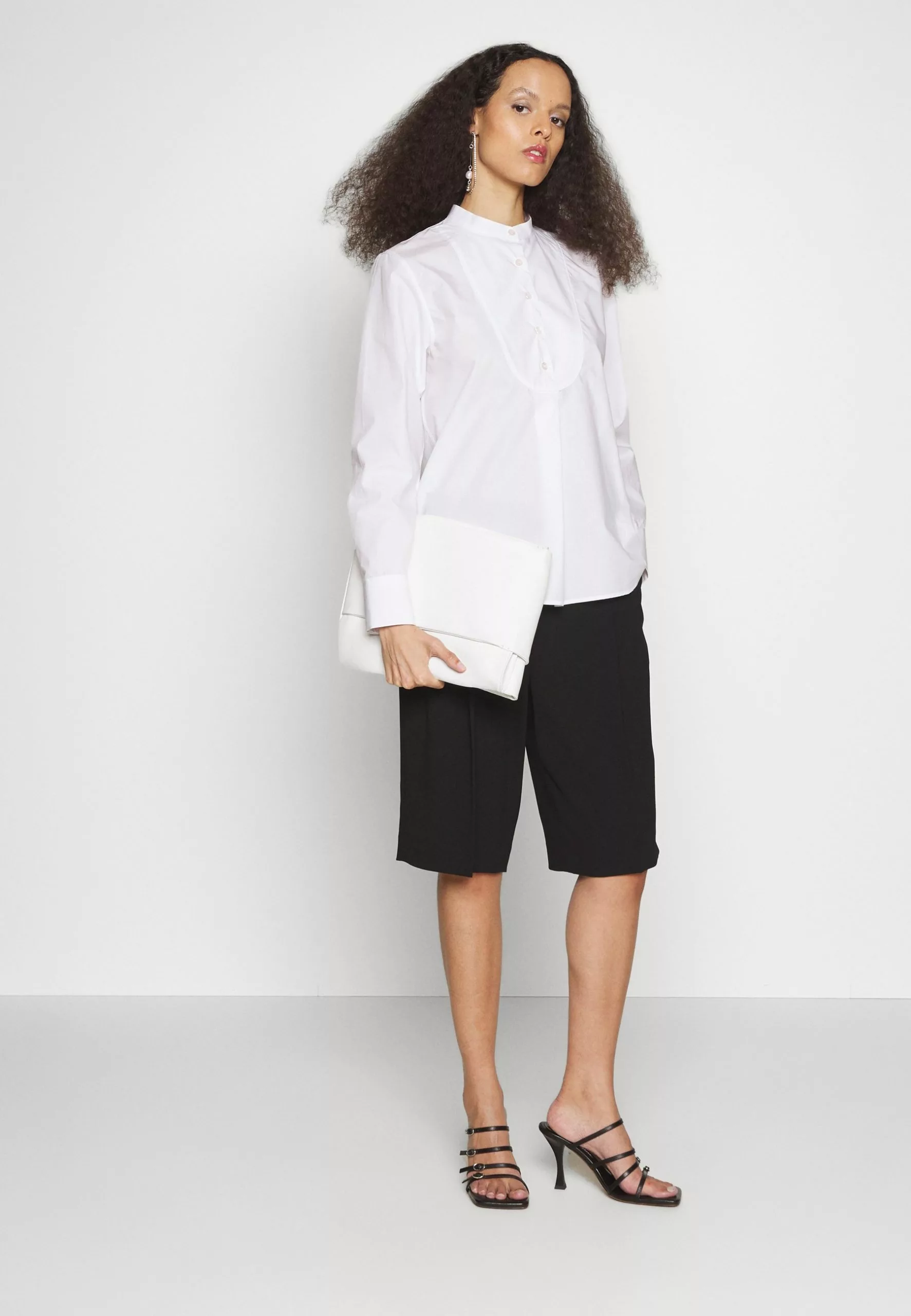 Filippa K Stand Collar - Bluse - White 5 Filippa K Stand Collar - Bluse - White - Bilde 3