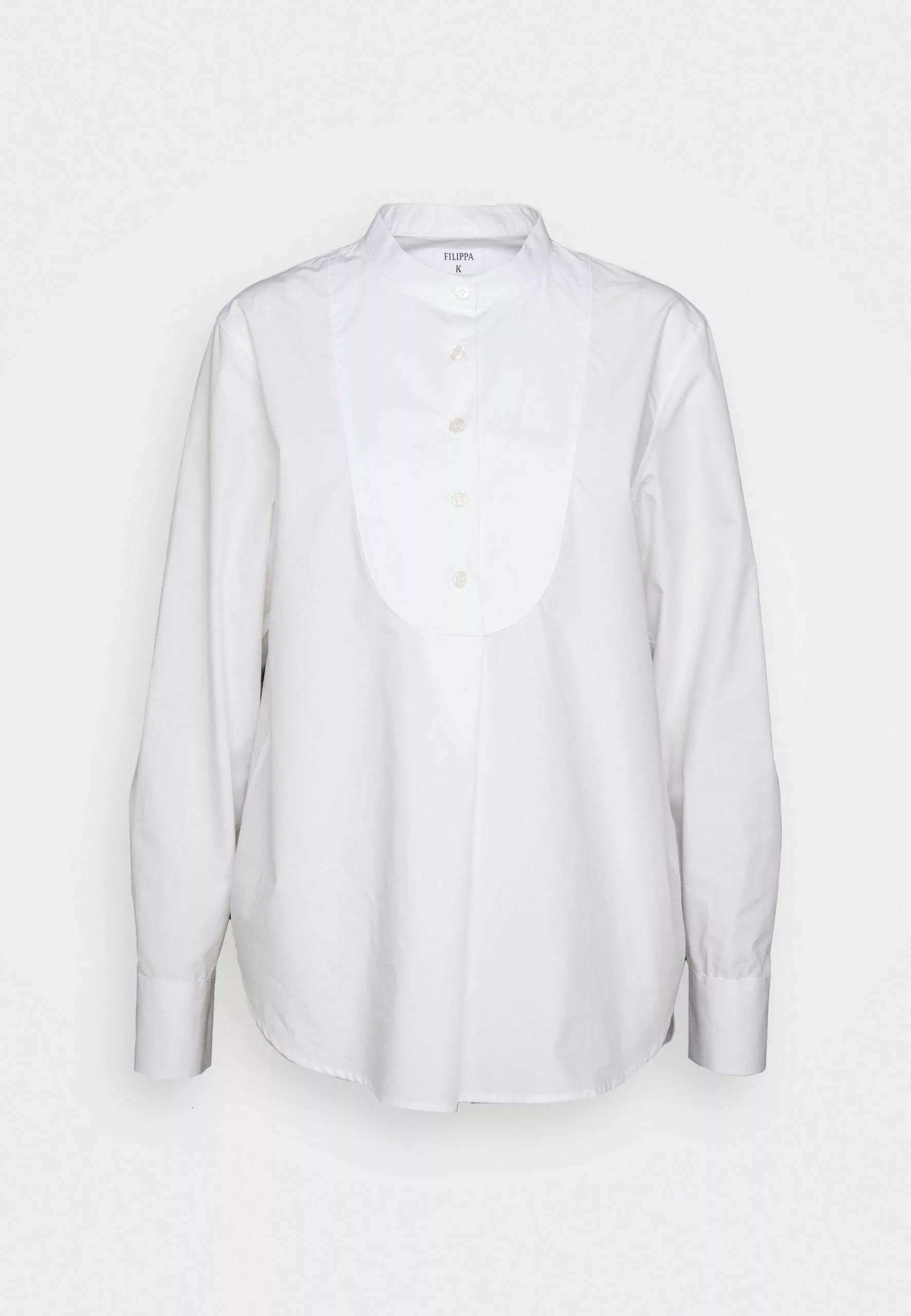 Filippa K Stand Collar - Bluse - White 9 Filippa K Stand Collar - Bluse - White - Bilde 7