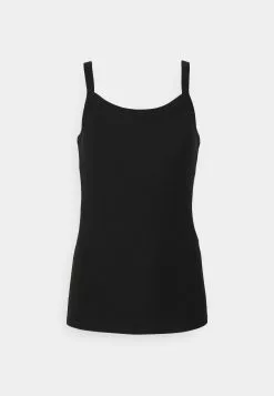 Filippa K Fine Singlet - Topper - Black -[Merkevare] Salg af046a6b45014e7aba69c81568d6d2ec