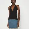 Filippa K Drawstring Cami - Topper - Black -[Merkevare] Salg b47c7b006e444aa7b1183a6de4b2cc52