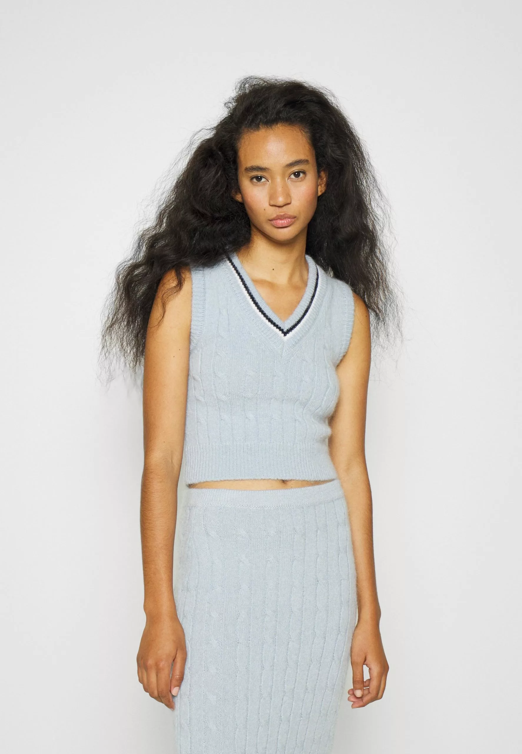 Filippa K Vest - Strikkegenser - Ice Blue 5 Filippa K Vest - Strikkegenser - Ice Blue - Bilde 3