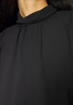 Filippa K Mock Neck Blouse - Bluse - Black -[Merkevare] Salg bc3cbfa5e3554aae9fcde15400d73d76