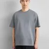 Filippa K Heavy Crewneck Tee - T-Shirts - Smoke Gree