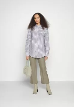 Filippa K Striped Shirt - Skjorte - Navy/White -[Merkevare] Salg c58520da97b34c9091ec8a42553d9756