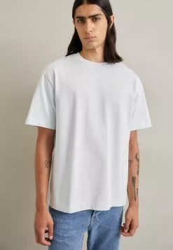 Filippa K Heavy Crewneck Tee - T-Shirts - Ice Blue