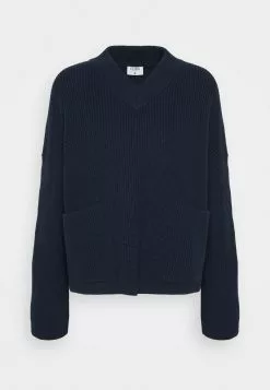 Filippa K Boxy V-Neck - Strikkegenser - Navy -[Merkevare] Salg d32b43ee5e584475aedbd70260d20d5c