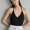 Filippa K Strap Tank - Topper - Black -[Merkevare] Salg d62c94ae4b044baa85584887e4182460