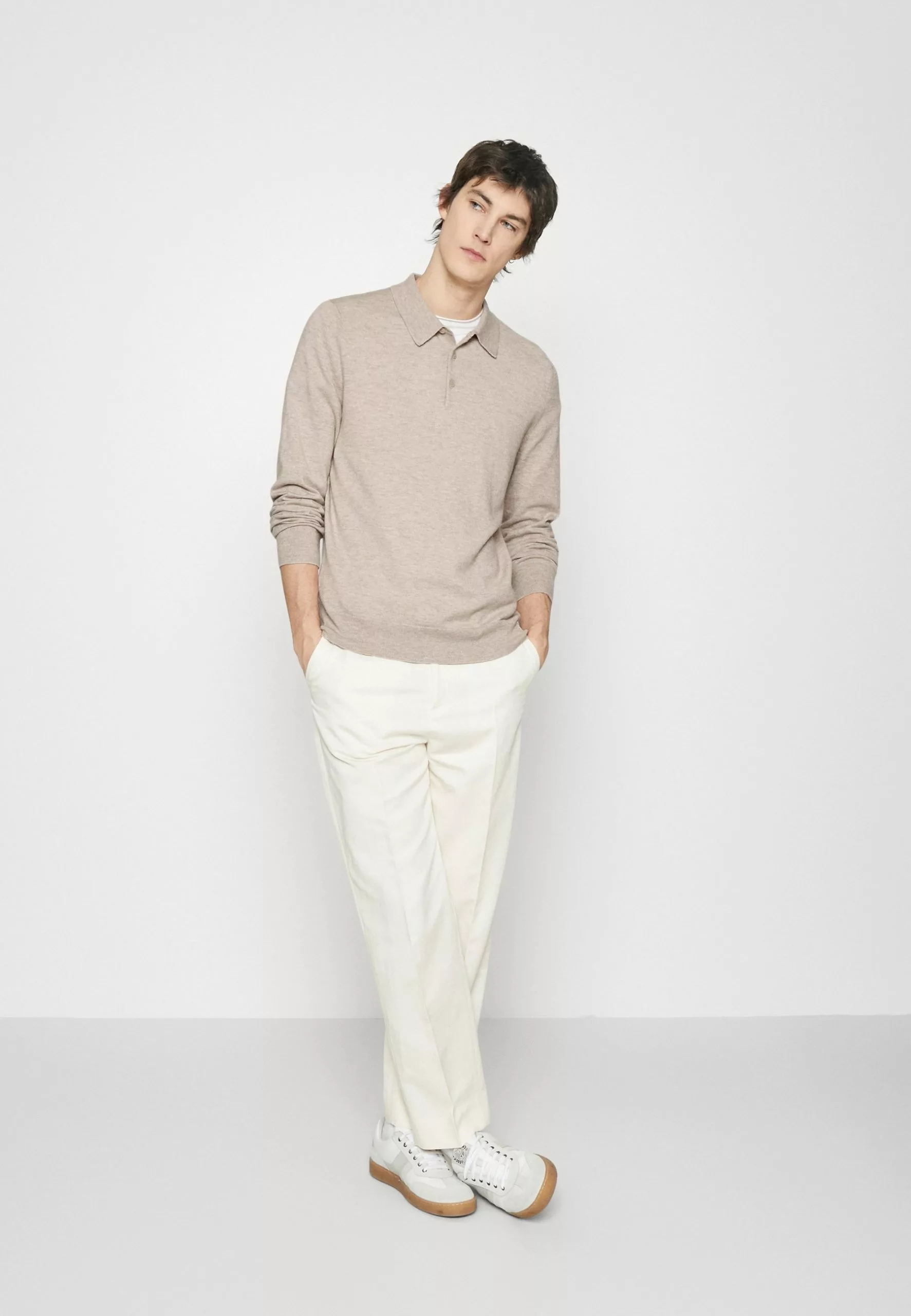 Filippa K Topper Langermet - Beige Melange 4 Filippa K Topper Langermet - Beige Melange - Bilde 2