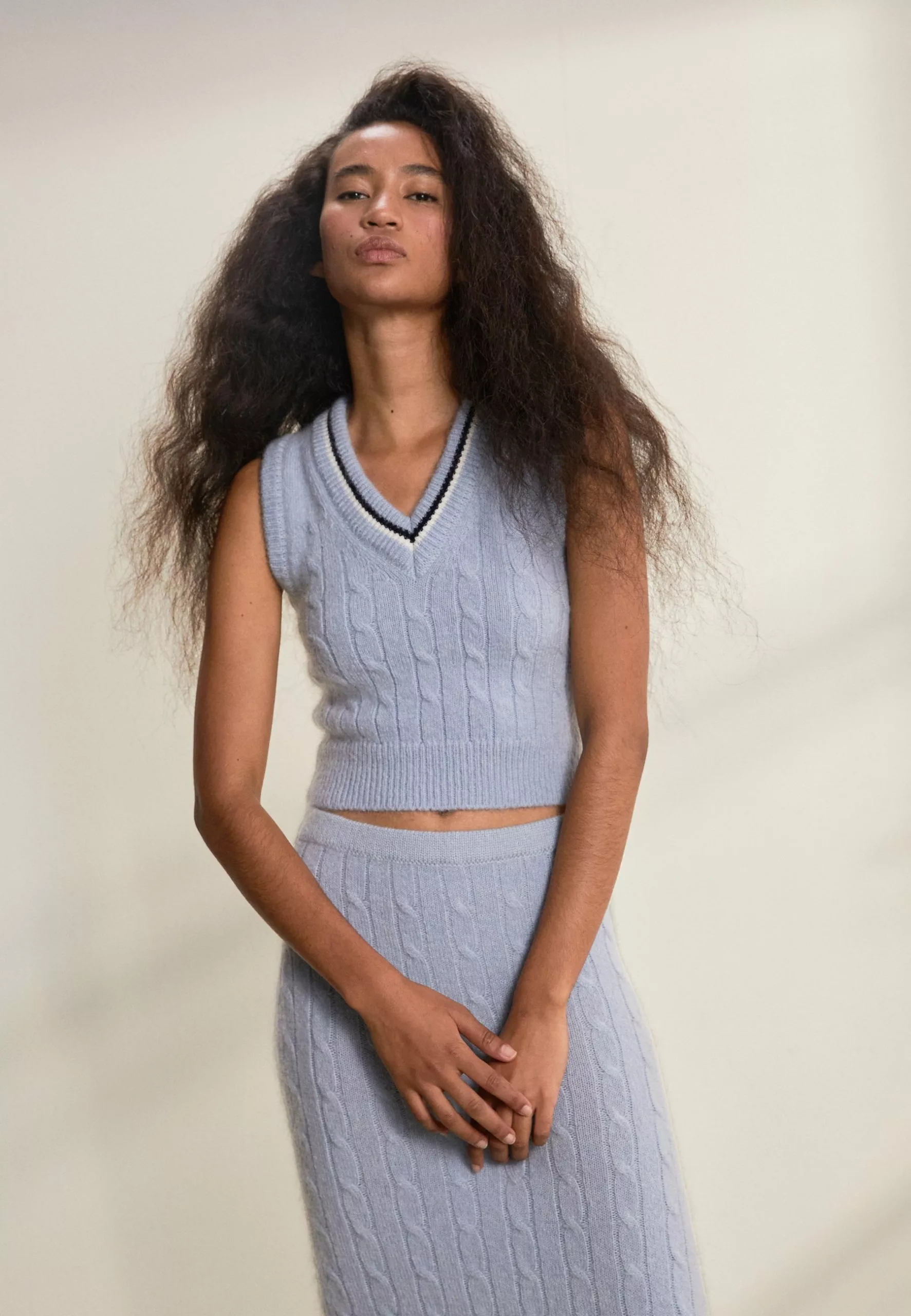 Filippa K Vest - Strikkegenser - Ice Blue 3 Filippa K Vest - Strikkegenser - Ice Blue