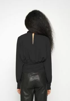 Filippa K Mock Neck Blouse - Bluse - Black -[Merkevare] Salg e8e7c6491f48451e8555677e3da4af78